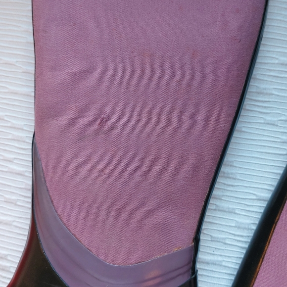 Sorel Black and Purple Tall Rain Boots Size 7 - Picture 11 of 15